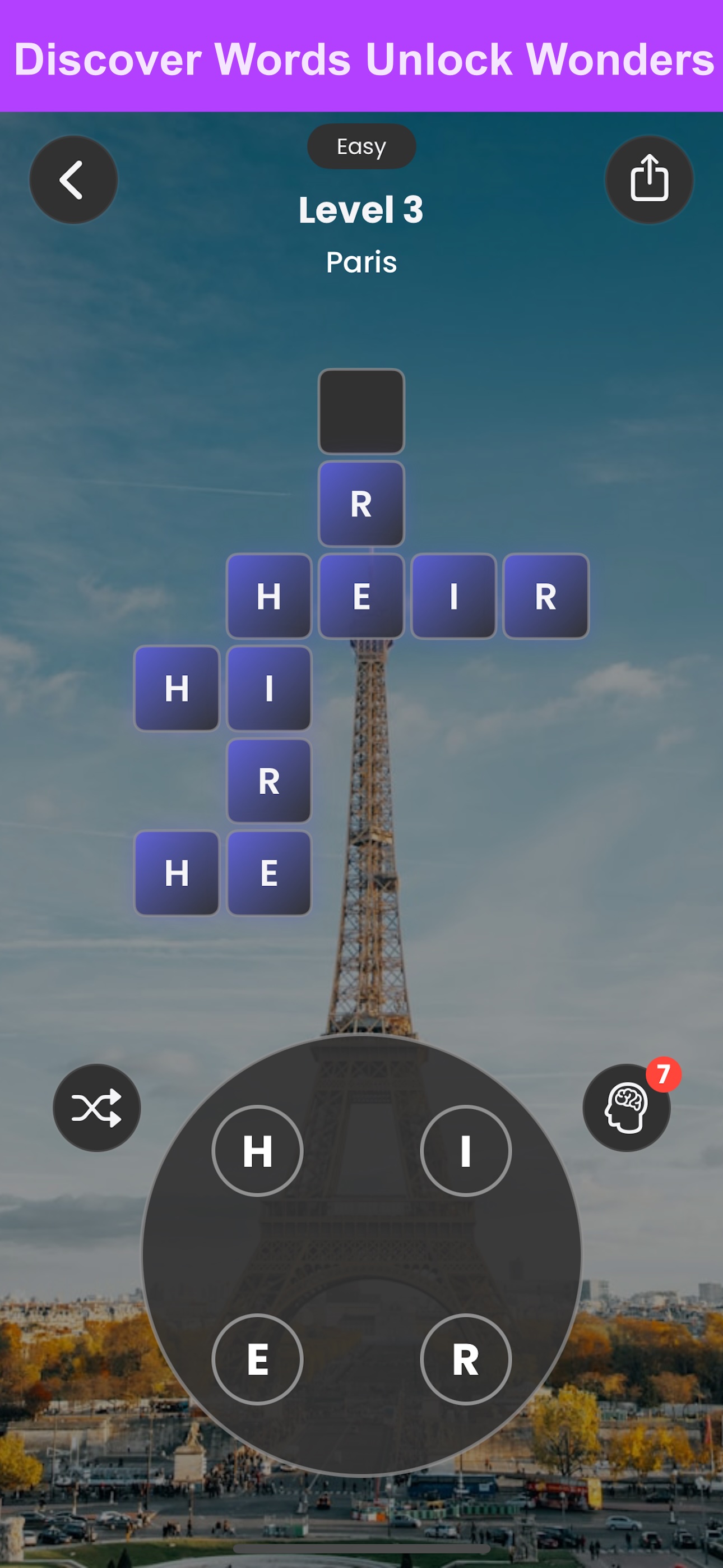 Urban Words daily rewards screen showing bonuses